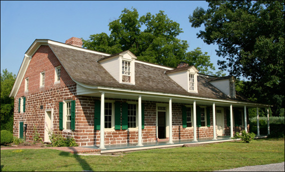 The 1752 House of Loyalist Captain John Zabriskie, Historic New Bridge Landing
