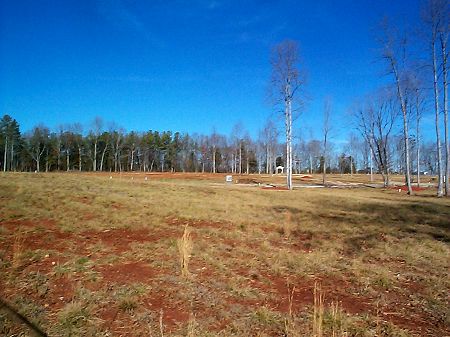 Battlefield facing North